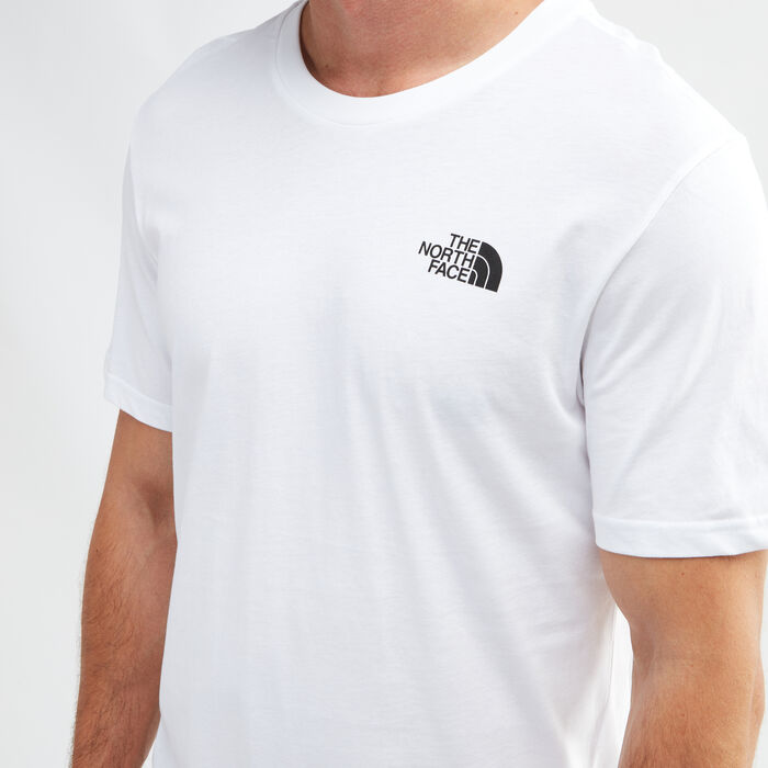 ذا نورث فيس تيشيرت سيمبل دوم للرجال أبيض image number 3