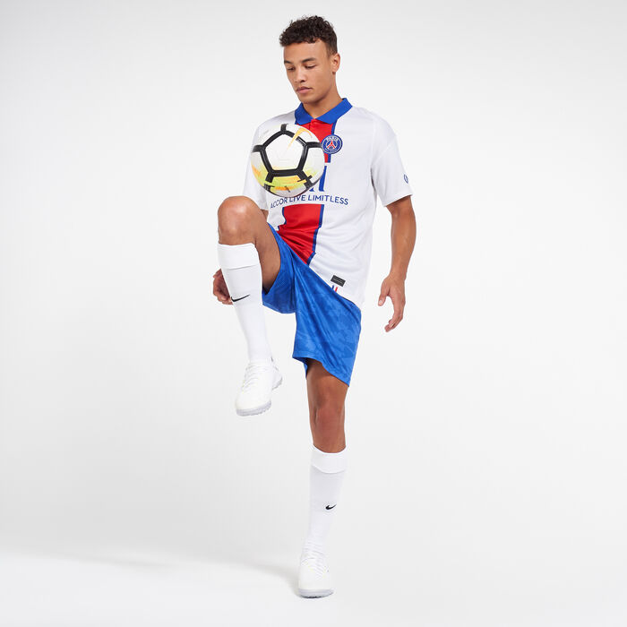 نايكي قميص باريس سان جيرمان ستاديوم الاحتياطي 2020/2021 للرجال أبيض image number 2