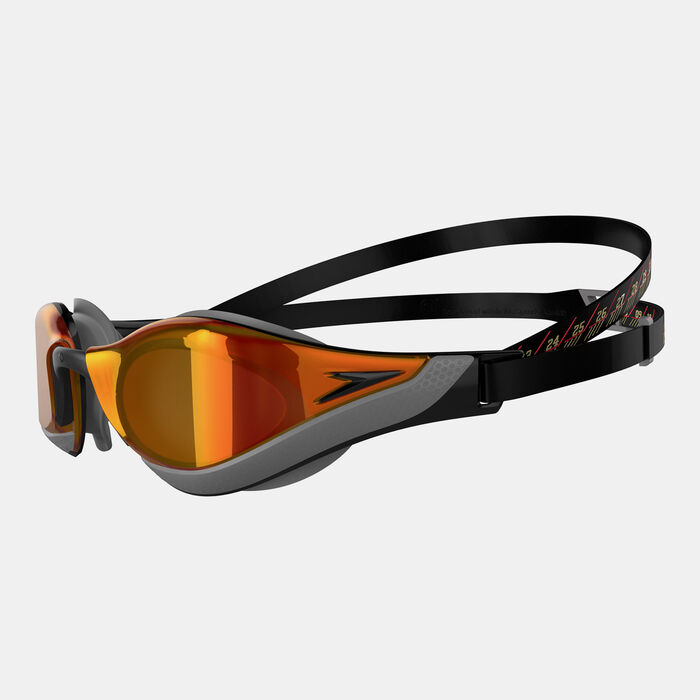 سبيدو نظارات السباحة فاست-سكين بيور فوكس ميرير أسود image number 2