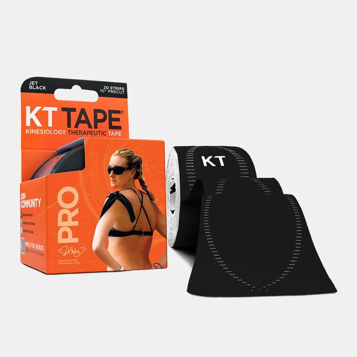 كيه تي تيب أشرطة لاصقة صناعية للإصابات برو بري-كت 20 قطعة أسود image number 0