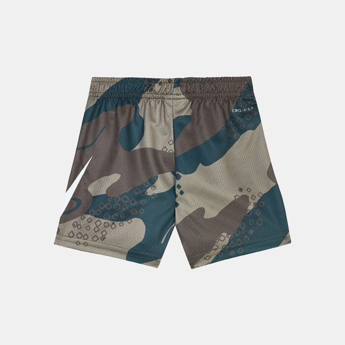 نايكي شورت دراي-فت كلوب كامو للاطفال أخضر image number 1