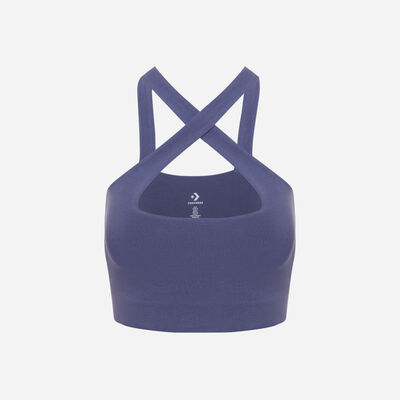 كونفرس صدرية رياضية كاملة التغطية للنساء بنفسجي