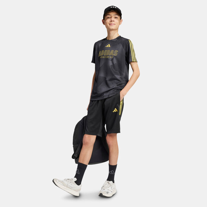 اديداس شورت هاوس أوف تيرو بألوان كرة القدم للأطفال أسود image number 2