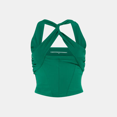 ذا چيفينج موڤمنت مشد كورسيت سوفتسكين100© 2 في 1 للنساء أخضر