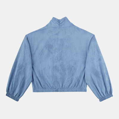 جوردن جاكيت جينز أند بليغ لوجو للأطفال أزرق